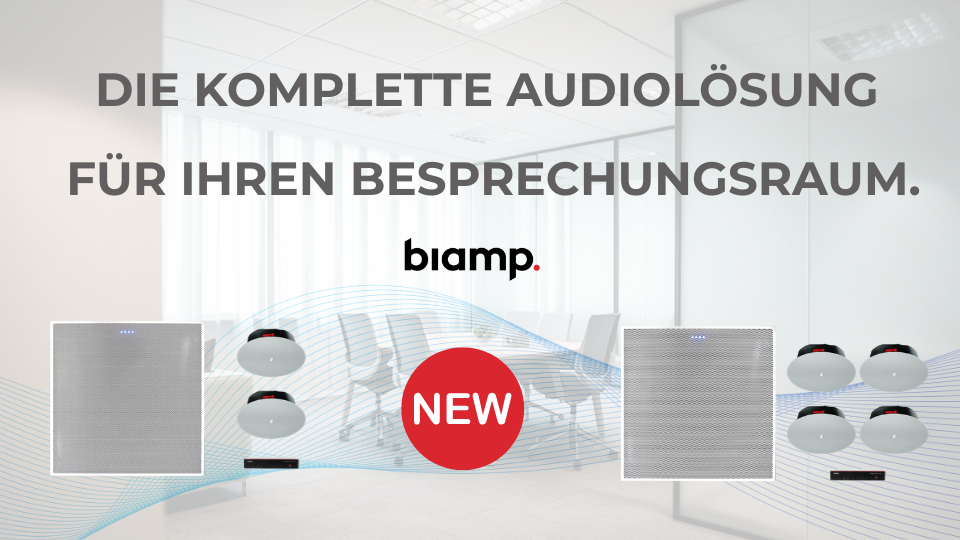 Biamp BMA 360D: Audiopakete für Besprechungsräume