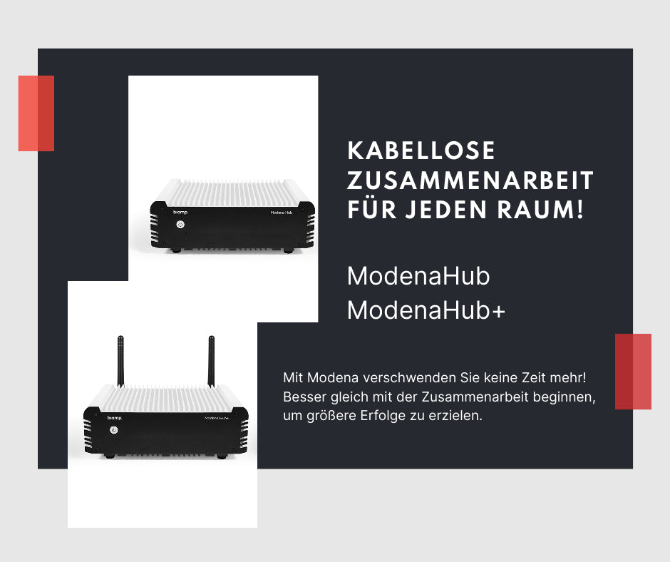 Modena™ Hub erweitert die Grenzen kabelloser Präsentationsgeräte