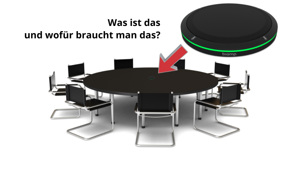Biamp Parlé Tischmikrofone – Professionelle Audiolösungen für Besprechungsräume und Konferenzsäle