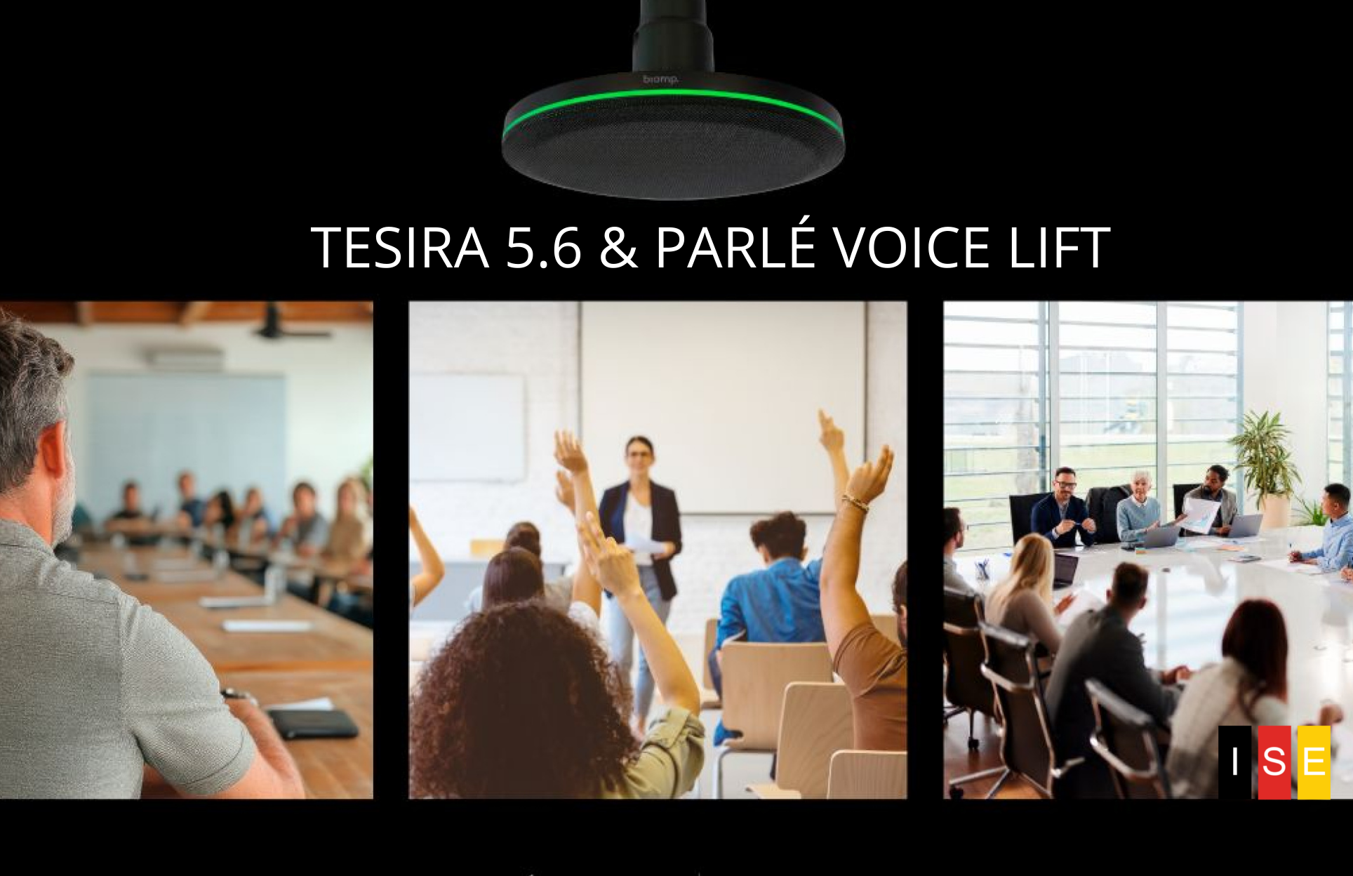 Neue Stufe der Sprachverstärkung mit Tesira 5.6 und Parlé Voice Lift