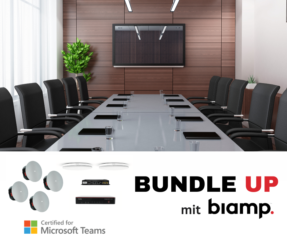 Bundle Up! Biamp's zertifizierte Teams Rooms Lösungen