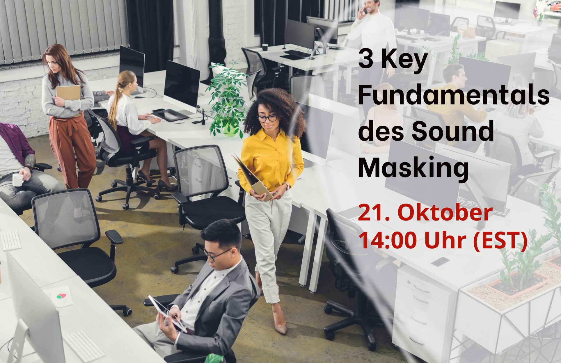 Drei wichtigsten Grundlagen der Planung von Sound-Masking-Systemen