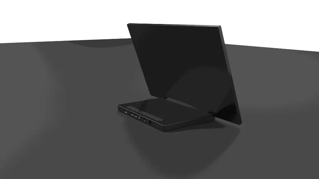 AE-Smart AX-15E – manuell klappbarer 15,6″-Tischmonitor